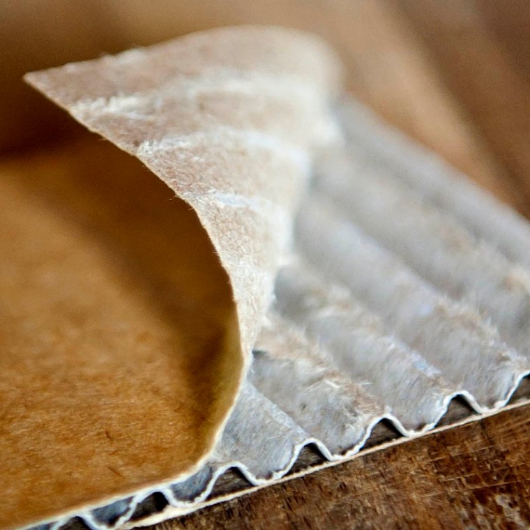 Corrugated cardboard - simple and clever, like all the best inventions.(© All Rights Reserved)