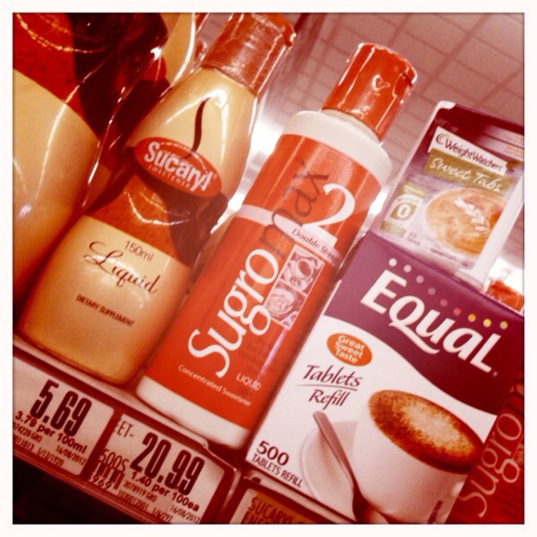 Saccharin - one of the 'big three' most widely used artificial sweeteners around the world (together with aspartame and sucralose).(© All Rights Reserved