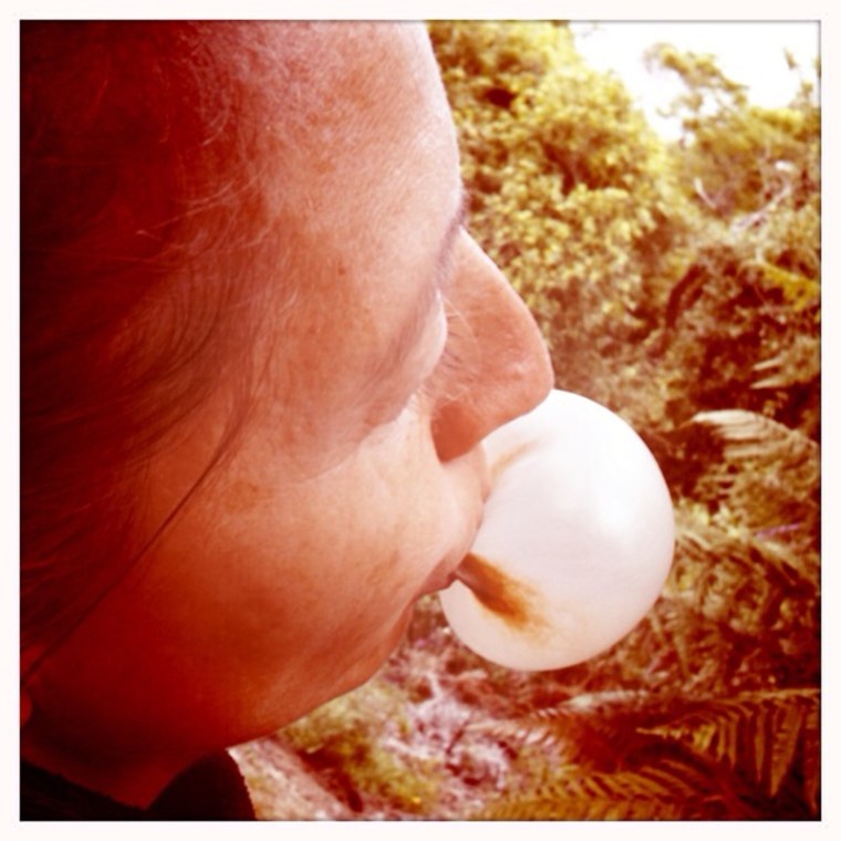 Bubble gum - creating a whole new way to play with your food.(© All Rights Reserved)