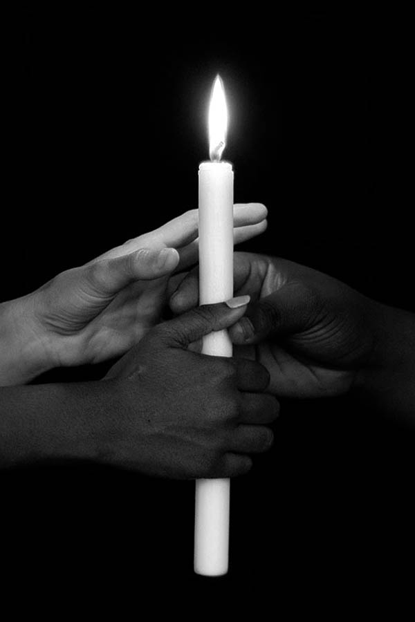 Appreciating opposites - black and white, light and dark, hot and cold.(© All Rights Reserved)