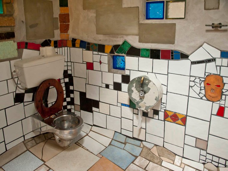 If Thomas Crapper turned the toilet into an everyday item, Austrian artist Frederick Hundertwasser turned it into a work of art. This is a public toilet in Kawakawa in the Bay of Islands, New Zealand, created by Hundertwasser, which is quite a sight to behold. Apparently he considered the the toilet a special place, because it is somewhere you have time to meditate in peace. Hence his dedication to elevating its aesthetic appeal. (© All Rights Reserved)