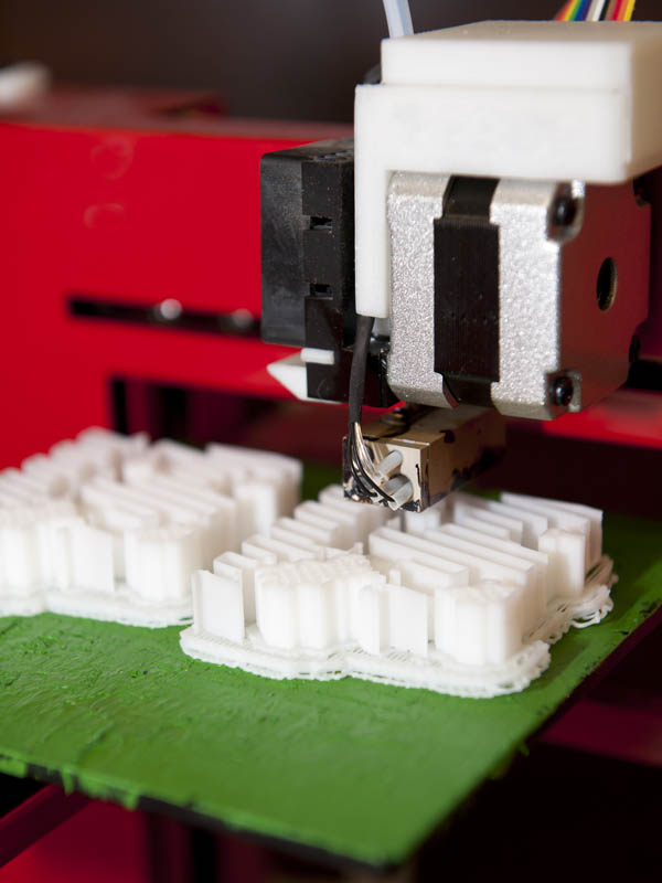 Nylon's strength, flexibility and durability make it a popular material for 3D prototype printing.(© All Rights Reserved)