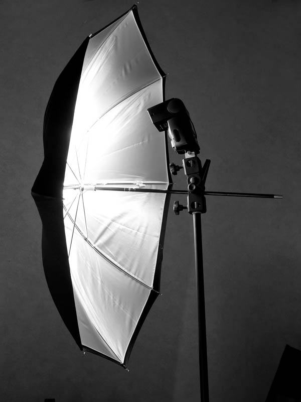 The brolly - a useful lighting accessory, used with a speedlight. (© All Rights Reserved)