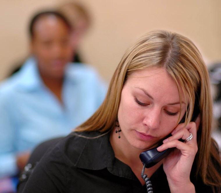 Whether in person or by phone, the receptionist represents the first line of interaction with clients. (© All Rights Reserved)